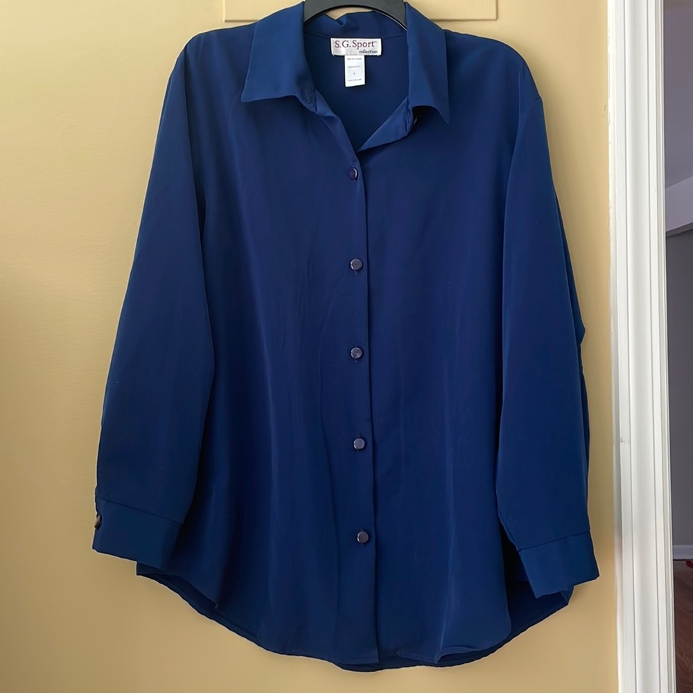 S.G. Sport blue button down.